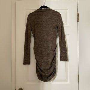 Long Sleeve Ruched Dress